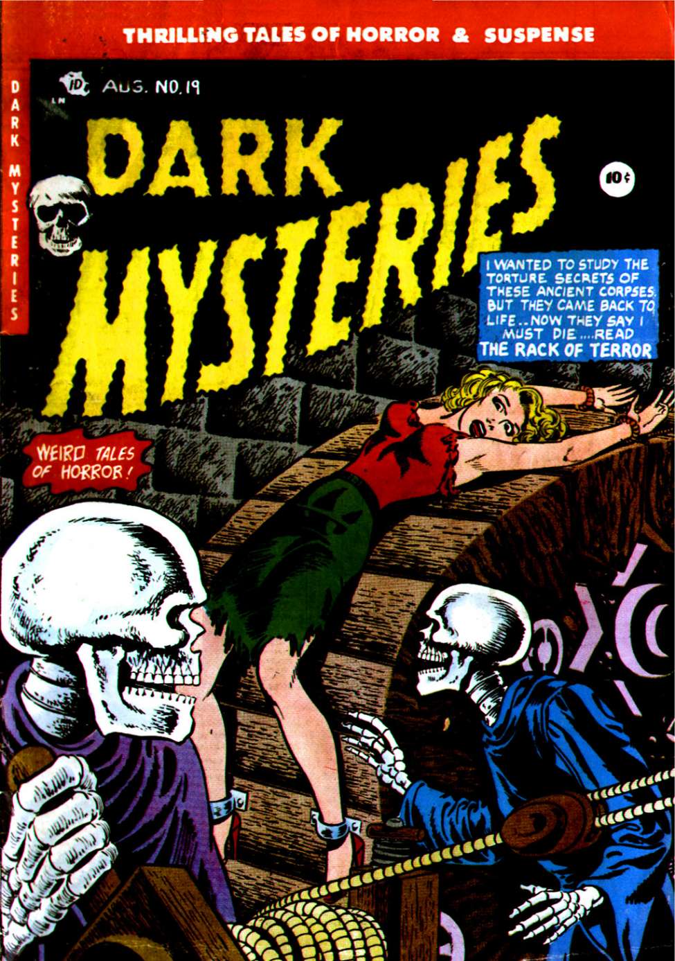 Comic Book Cover For Dark Mysteries 19