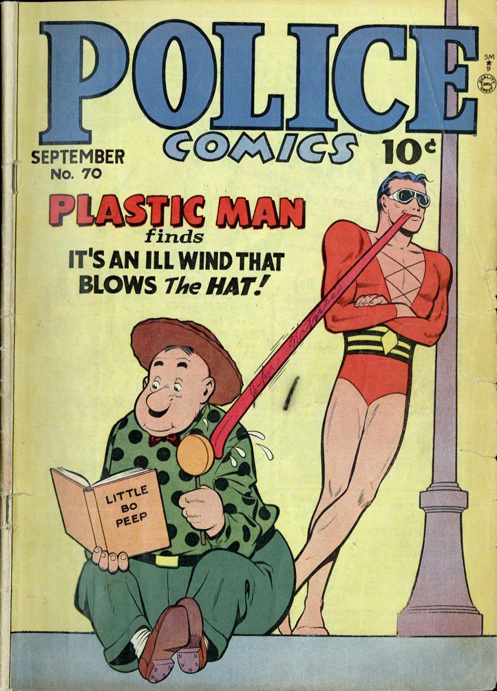 Comic Book Cover For Police Comics 70