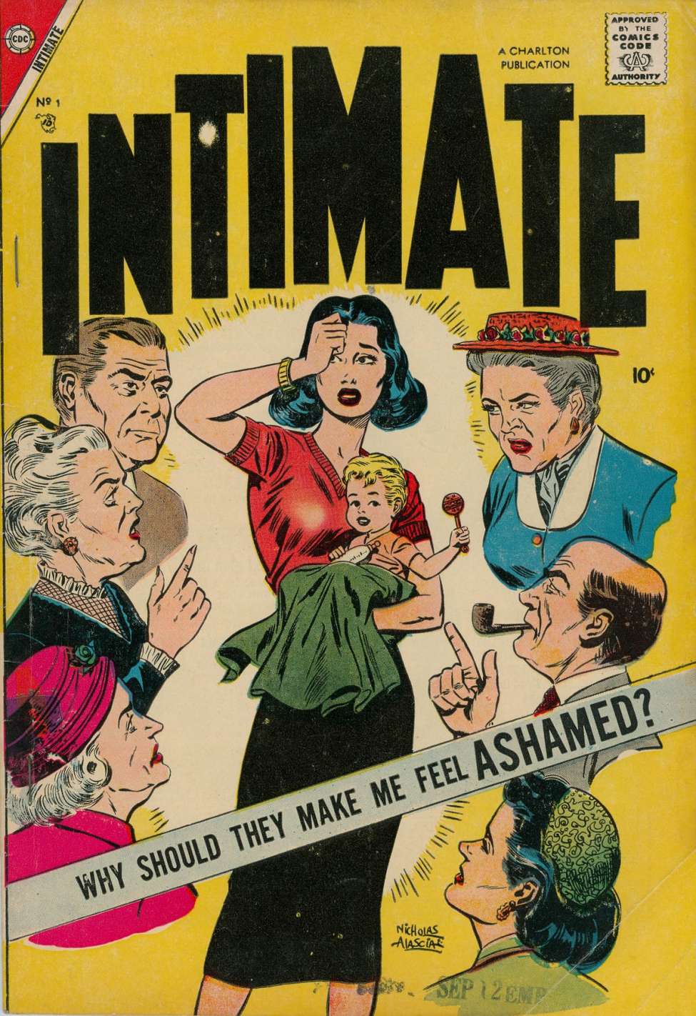 Comic Book Cover For Intimate 1