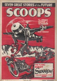 Large Thumbnail For Scoops 5 - The Flying Robot
