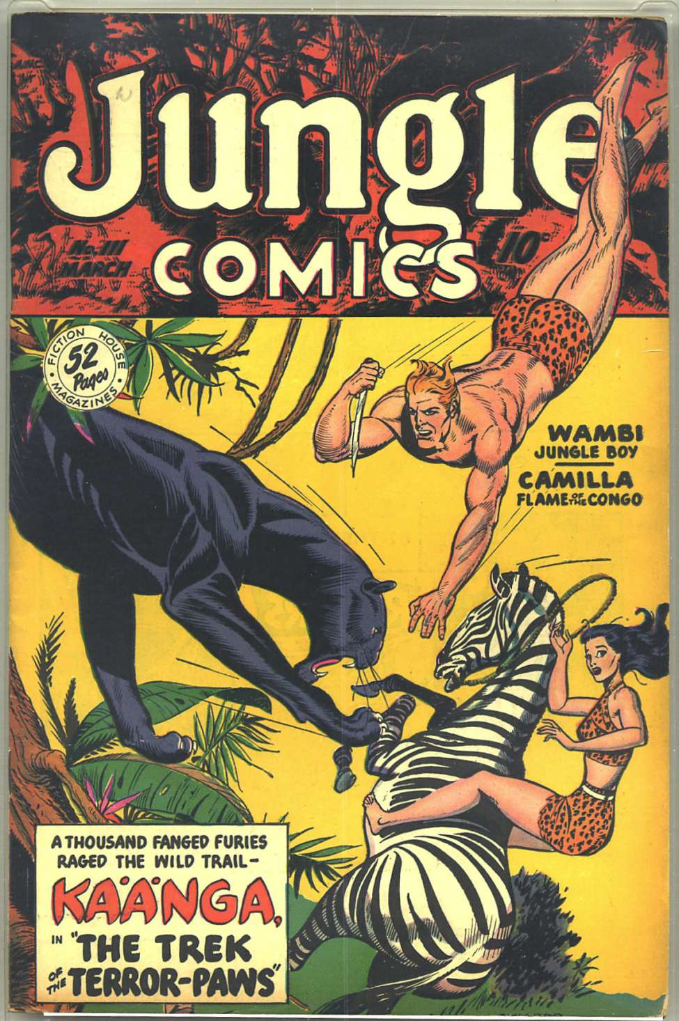 Comic Book Cover For Jungle Comics 111