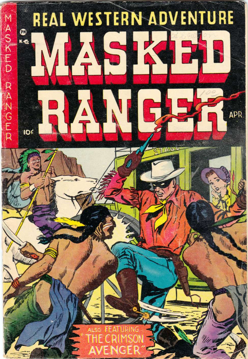 Book Cover For Masked Ranger 1