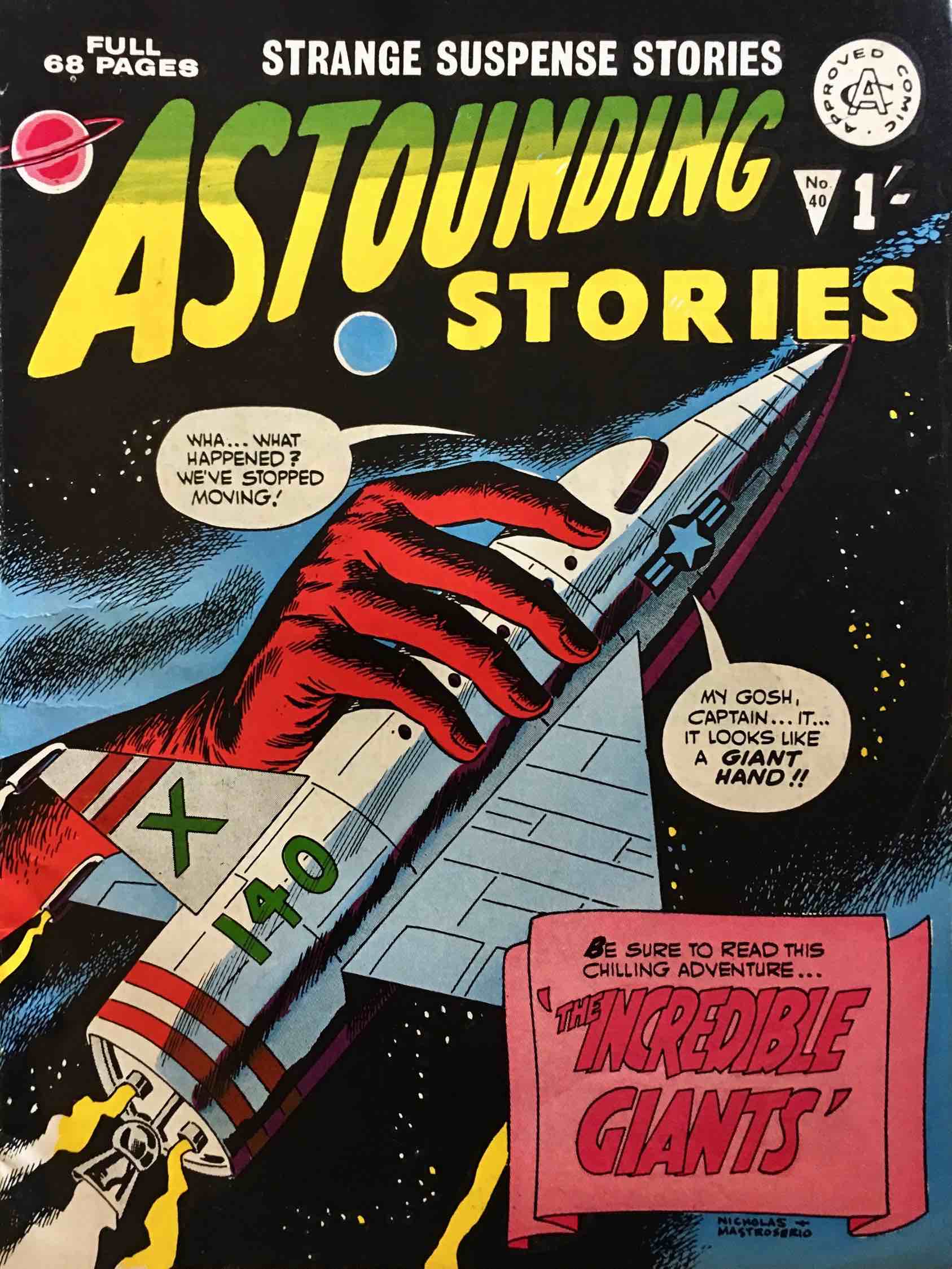 Book Cover For Astounding Stories 40
