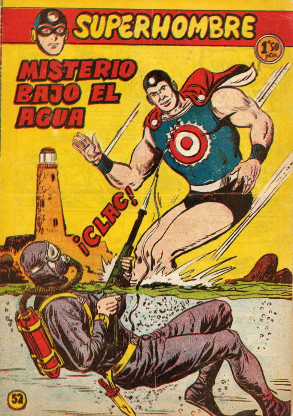 Book Cover For SuperHombre 52 Misterio bajo el agua
