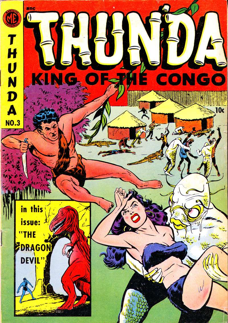 Comic Book Cover For Thun'da, King of the Congo 3