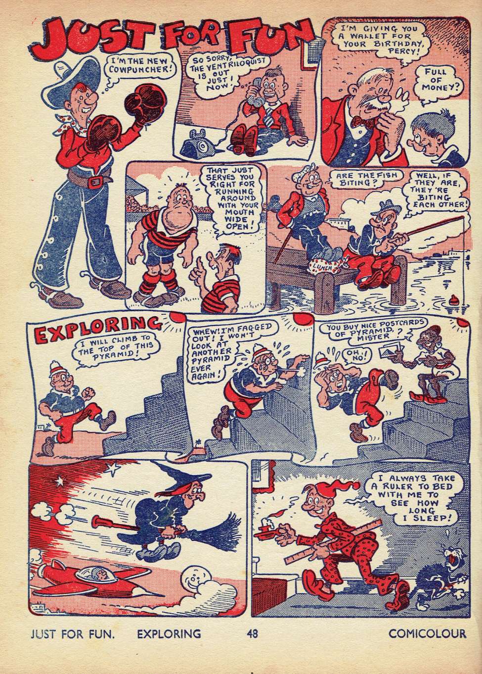 Comic Book Cover For Comicolour Album 1955 Part 2