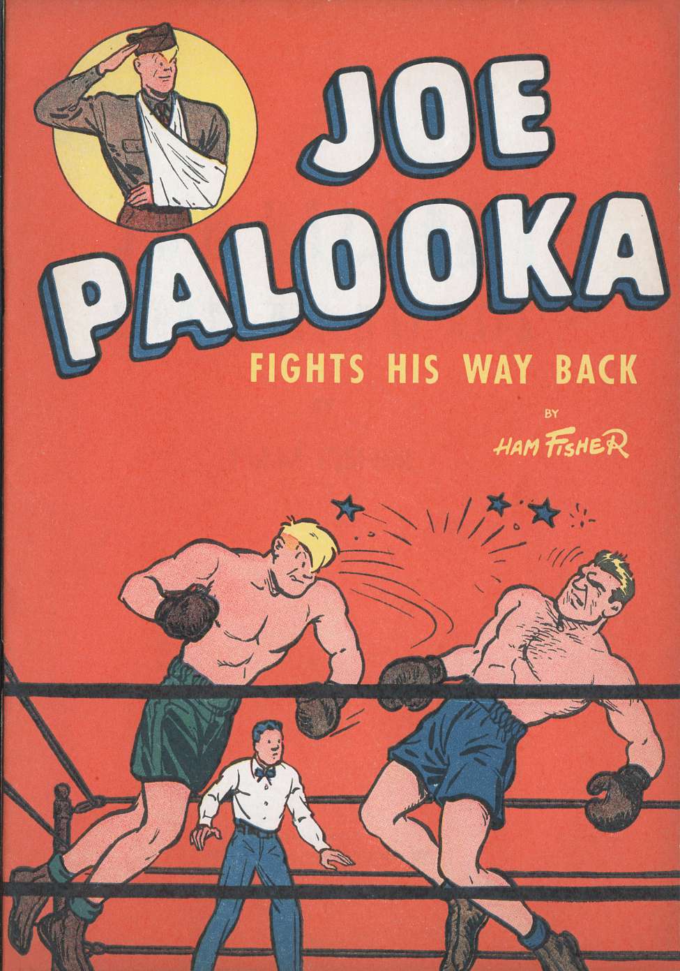 Book Cover For Joe Palooka Fights His Way Back