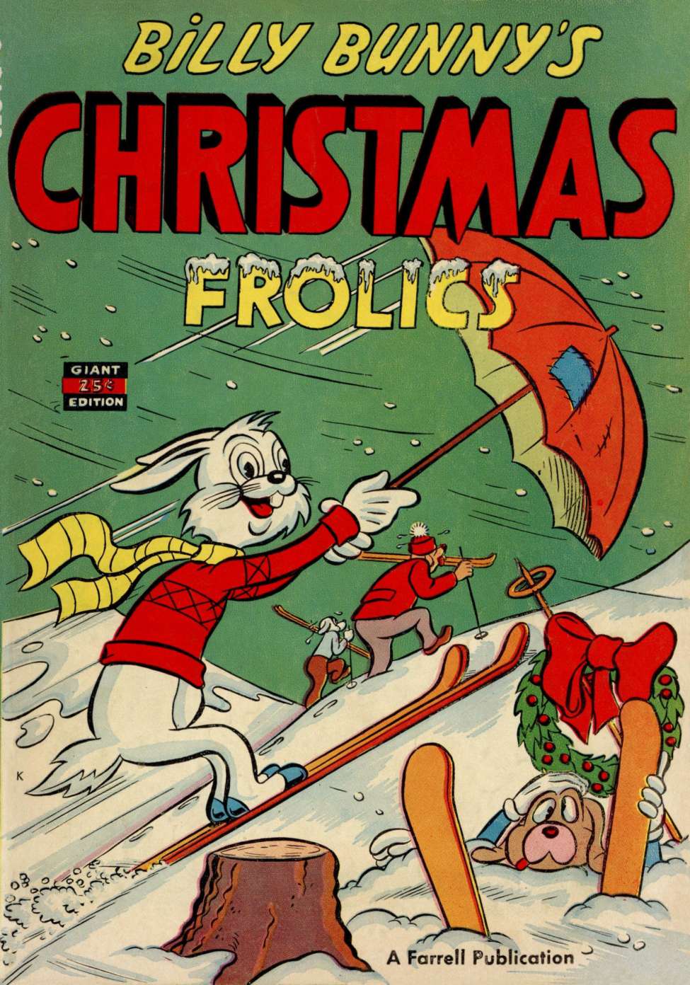 Book Cover For Billy Bunny's Christmas Frolics 1 - Version 2