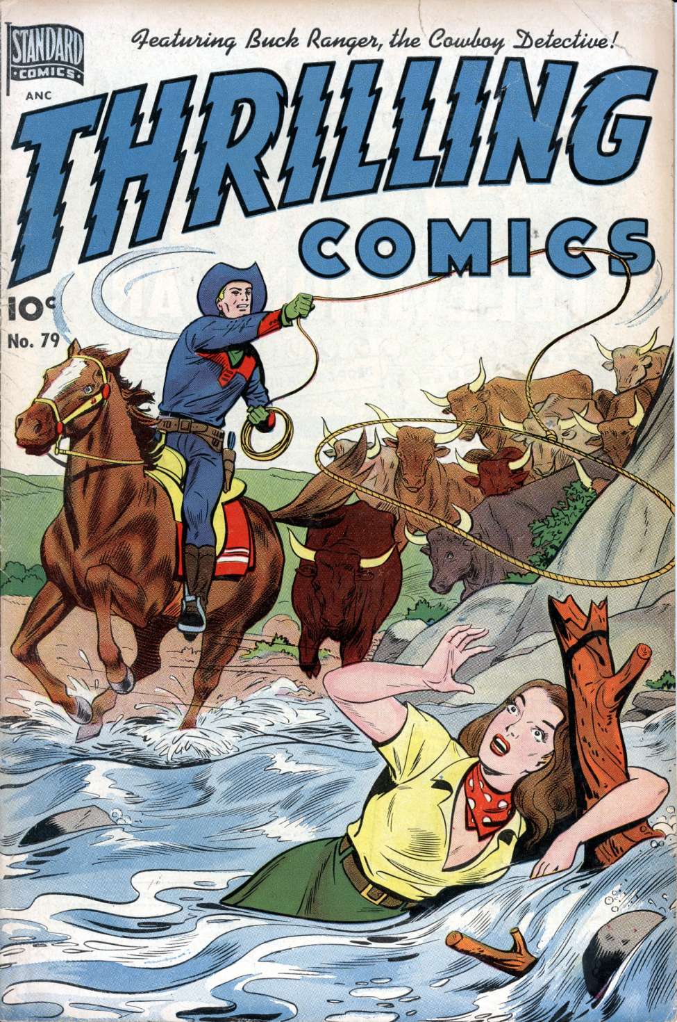 Book Cover For Thrilling Comics 79