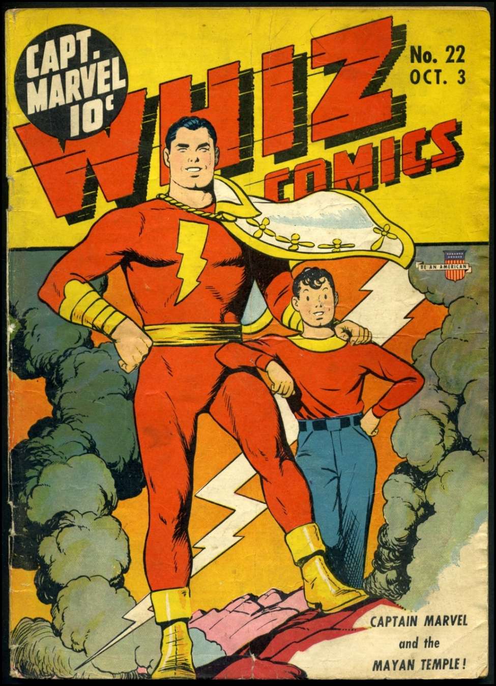 Comic Book Cover For Whiz Comics 22