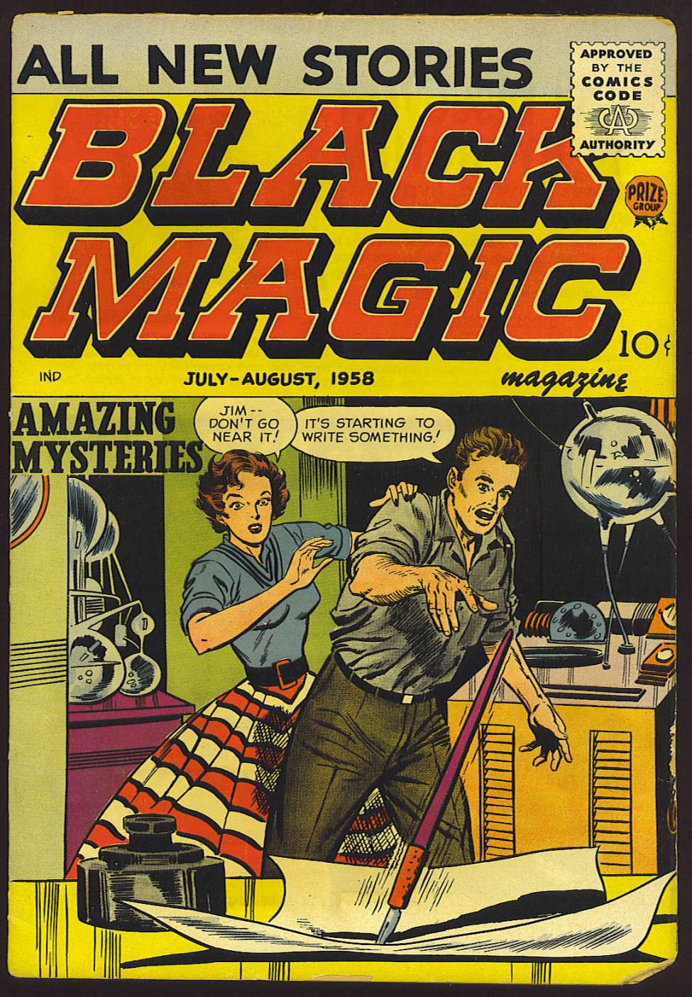 Comic Book Cover For Black Magic 39 (v06 6) - Version 1