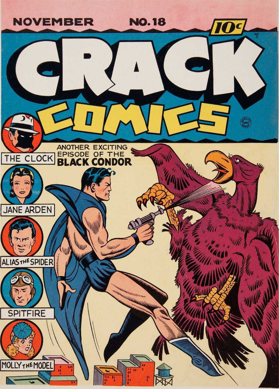 Comic Book Cover For Crack Comics 18