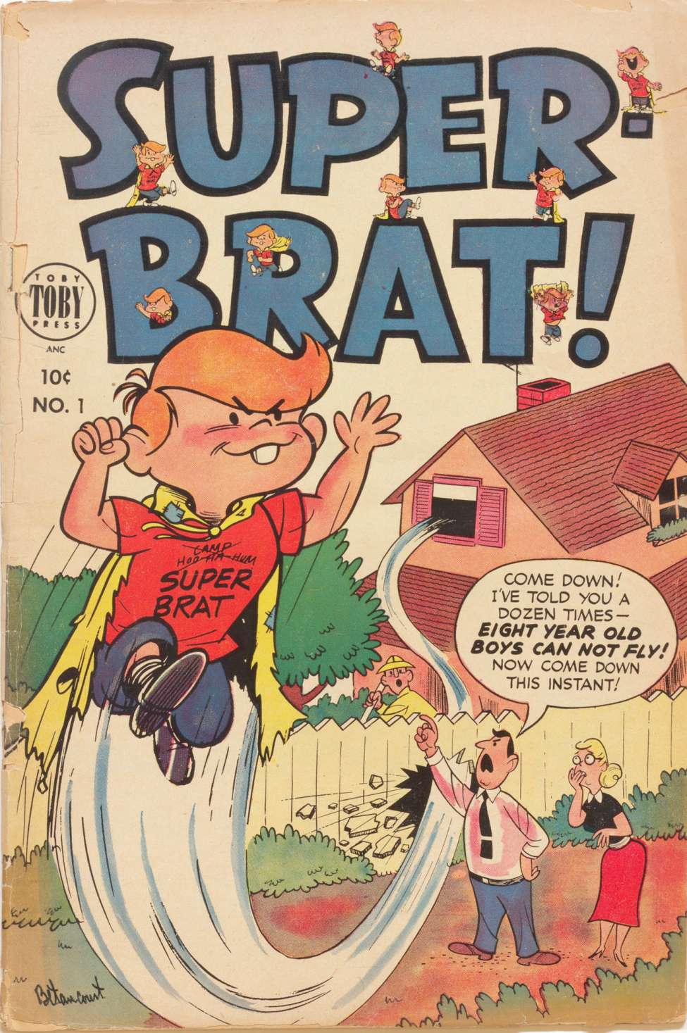 Comic Book Cover For Super Brat 1