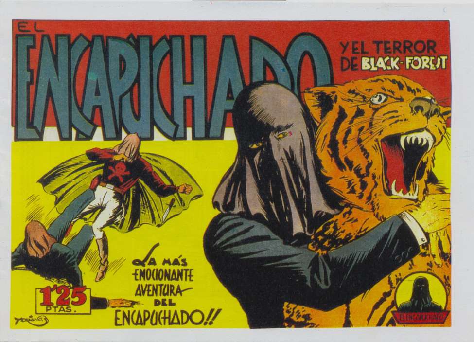 Comic Book Cover For El Encapuchado 3 - Y El Terror De Black-Forest