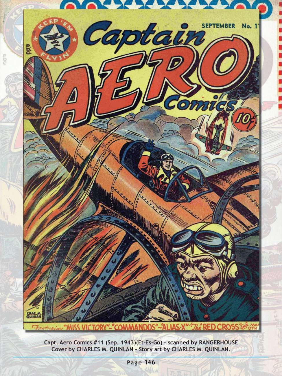 Comic Book Cover For 007 - The Complete Captain Aero (Holyoke) Part 2