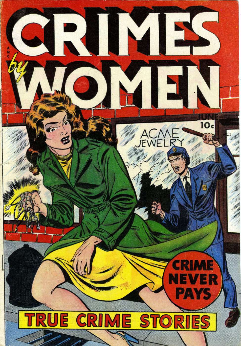 Comic Book Cover For Crimes By Women 13