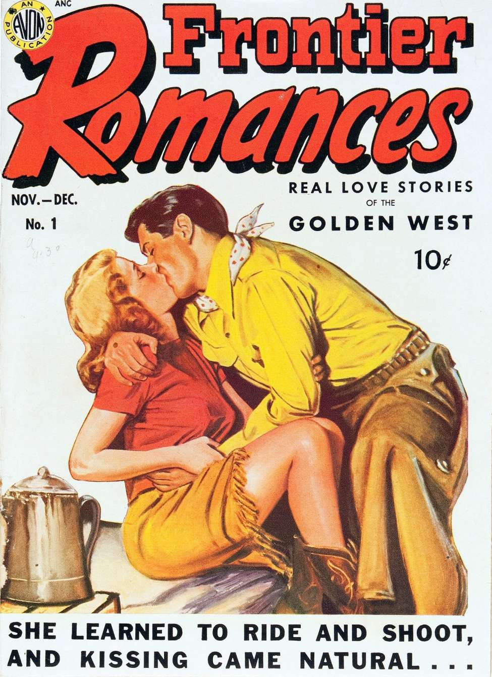 Book Cover For Frontier Romances 1