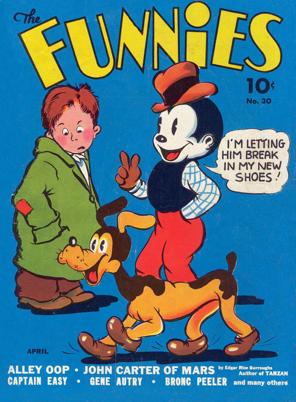 Comic Book Cover For The Funnies 30