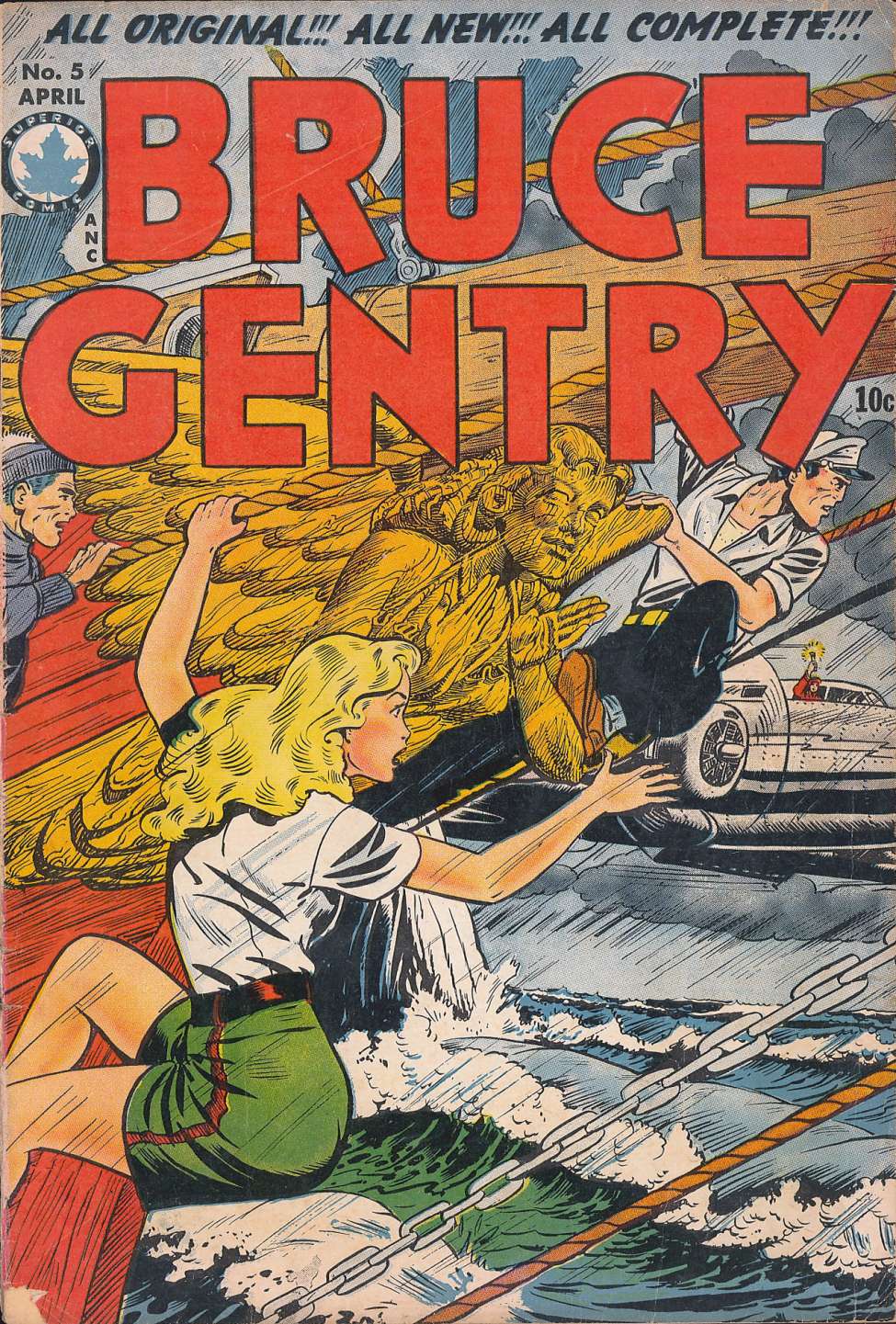 Comic Book Cover For Bruce Gentry 5