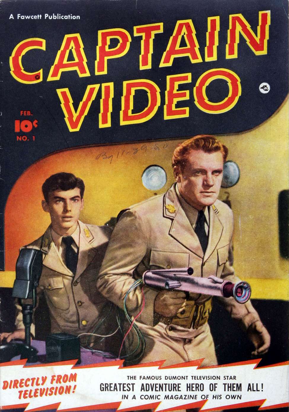 Comic Book Cover For Rod Cameron (Fawcett's Captain Video Comics)