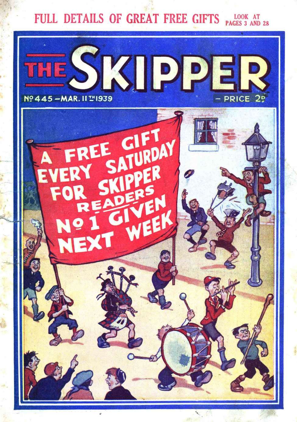 Comic Book Cover For The Skipper 445