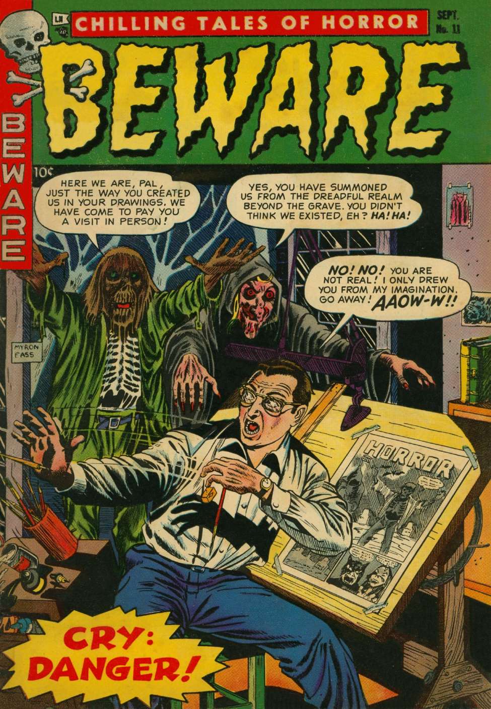 Comic Book Cover For Beware 11