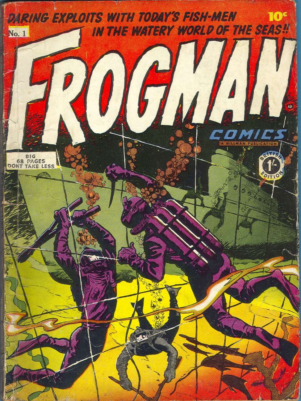 Book Cover For Frogman Comics 1 - Version 1