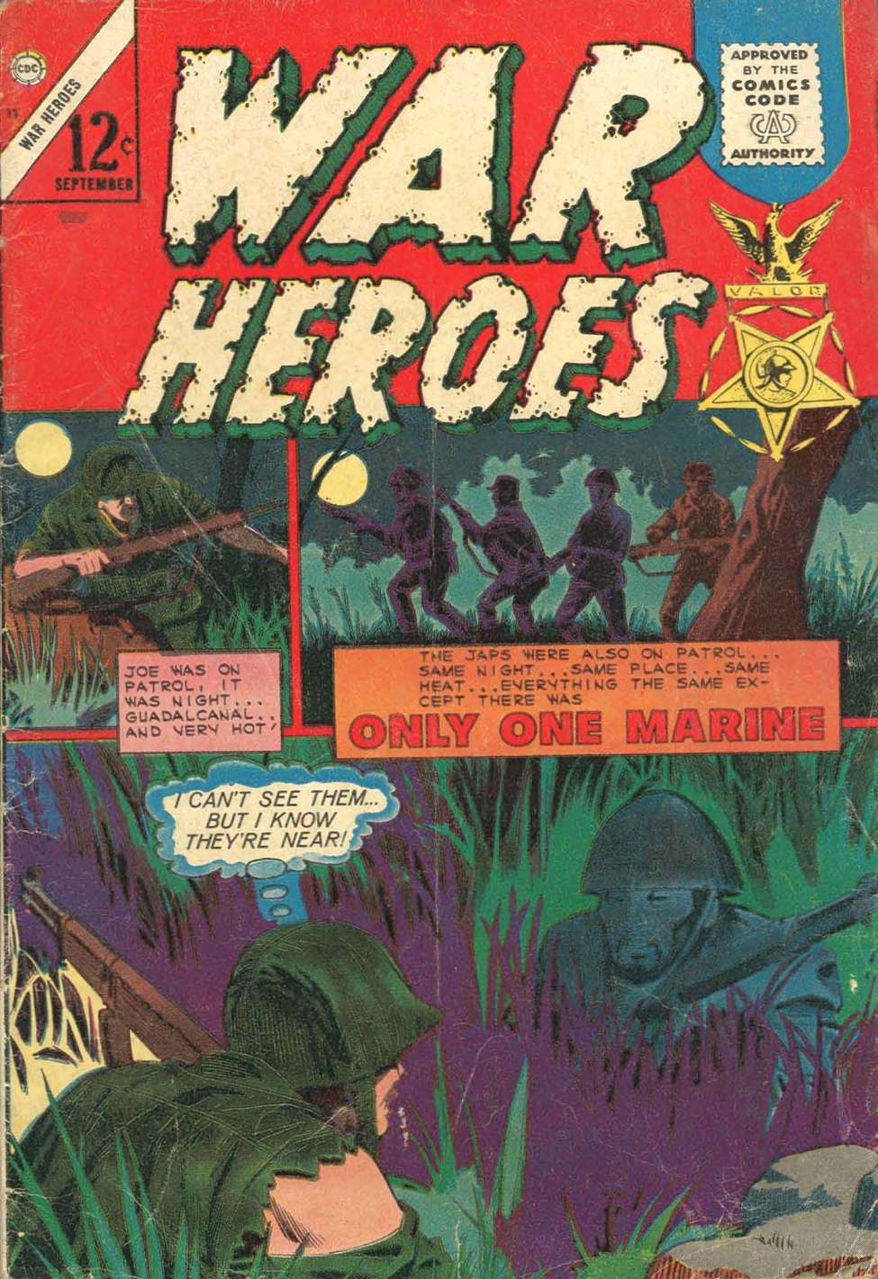 Comic Book Cover For War Heroes 15