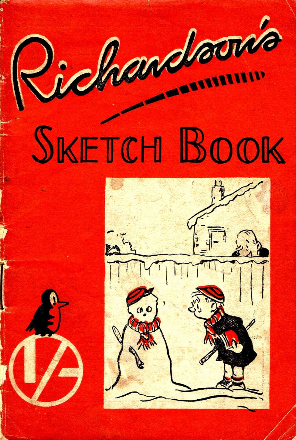 Book Cover For Richardson's Sketch Book.