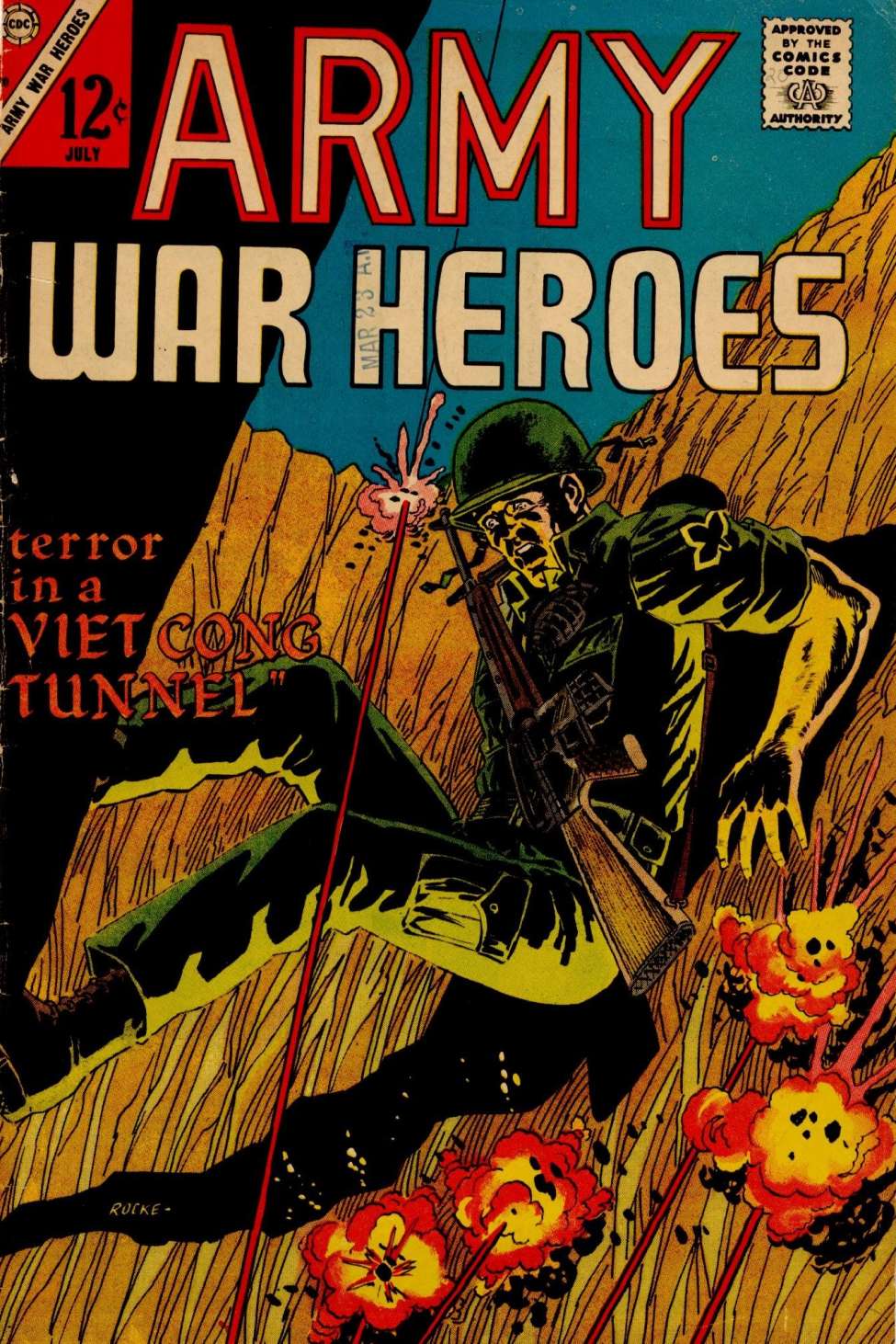 Comic Book Cover For Army War Heroes 20