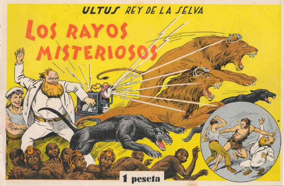 Comic Book Cover For Ultus 3 - Los Rayos Misteriosos