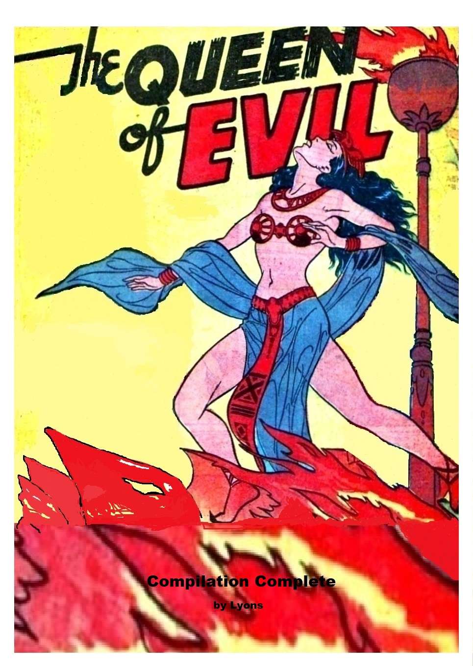 Comic Book Cover For Queen of Evil