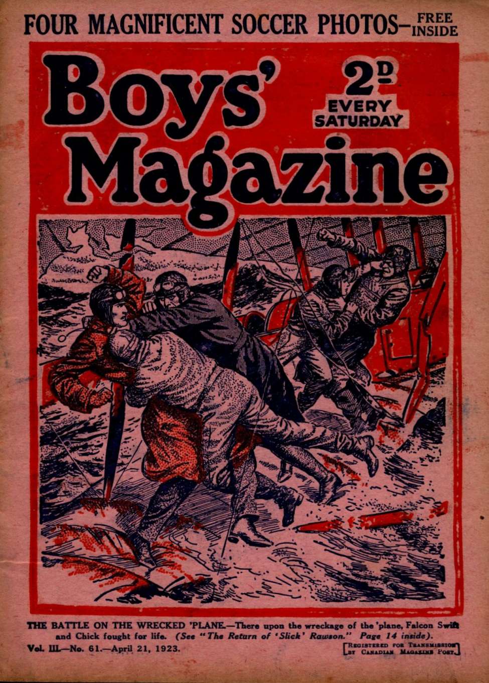 Book Cover For Boys' Magazine 61