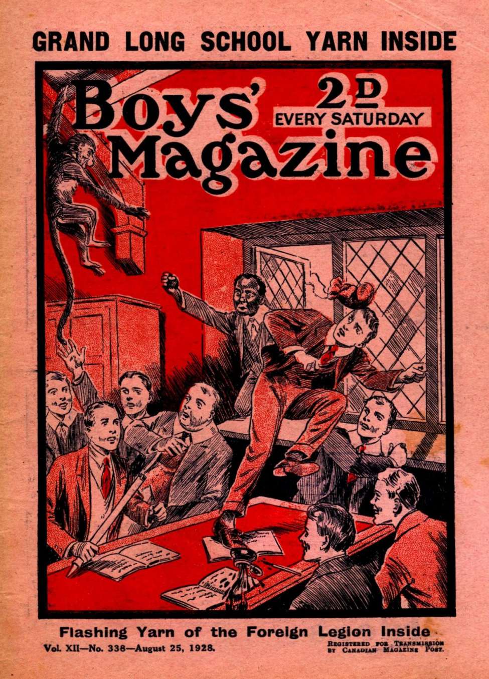 Book Cover For Boys' Magazine 338