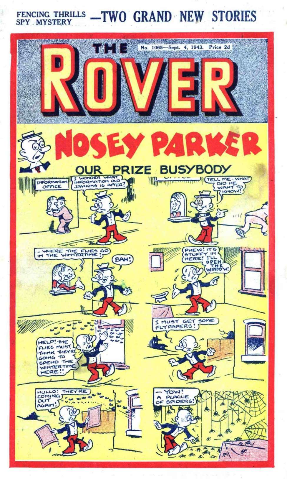 Comic Book Cover For The Rover 1065