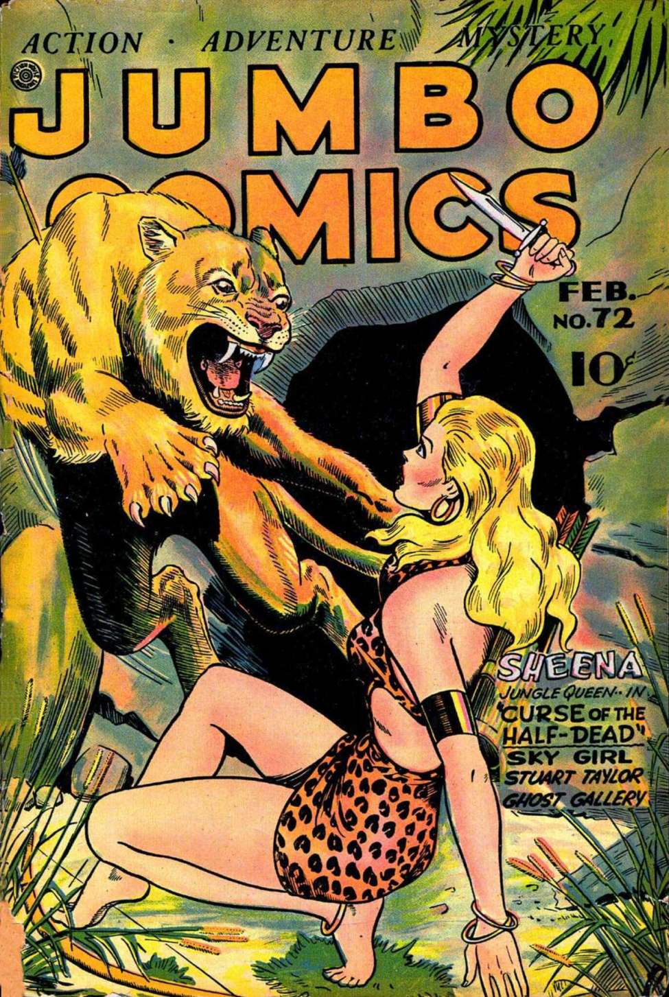Comic Book Cover For Jumbo Comics 72