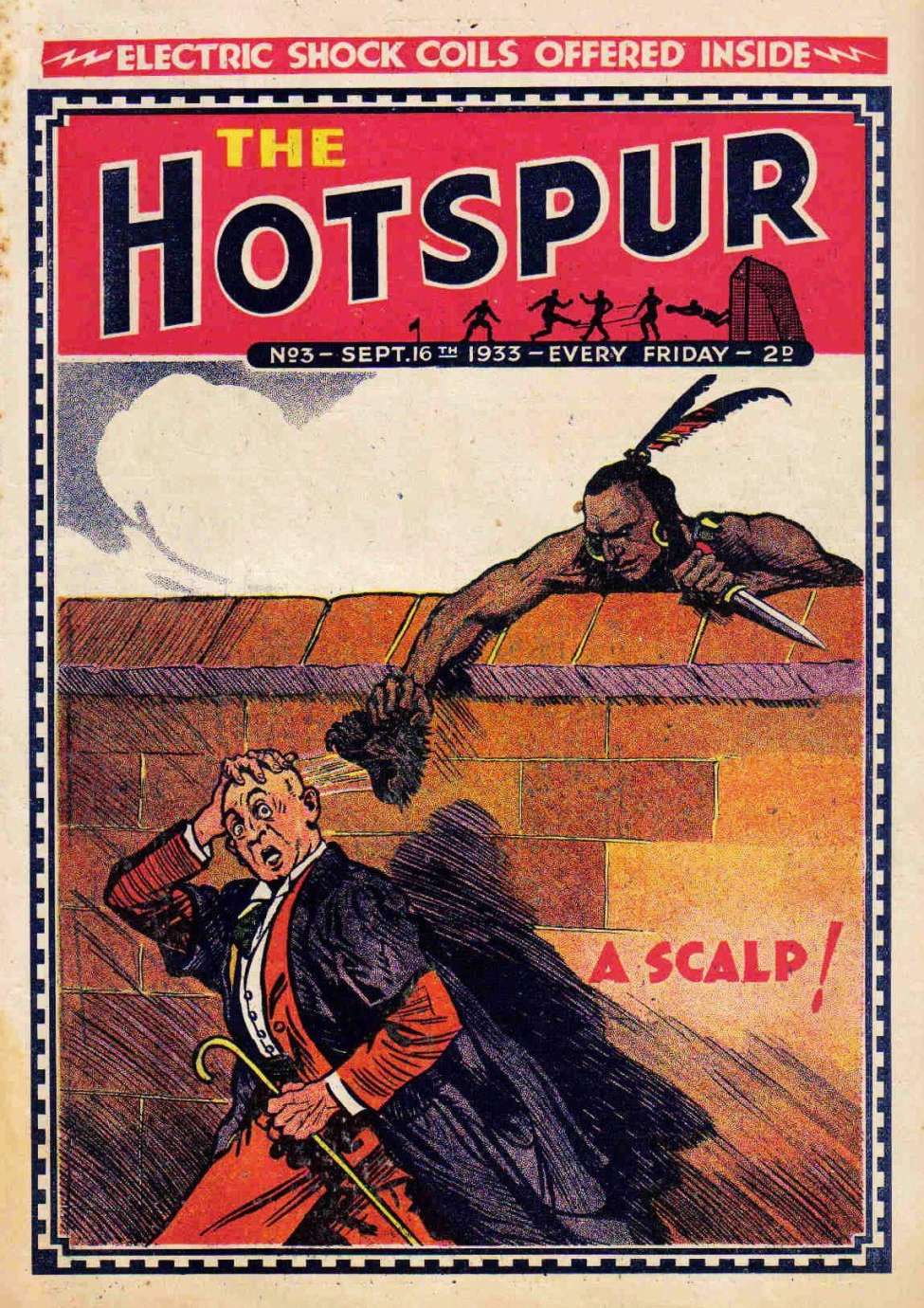 Comic Book Cover For The Hotspur 3