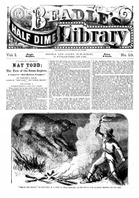 Large Thumbnail For Beadle's Half Dime Library 10 - Nat Todd