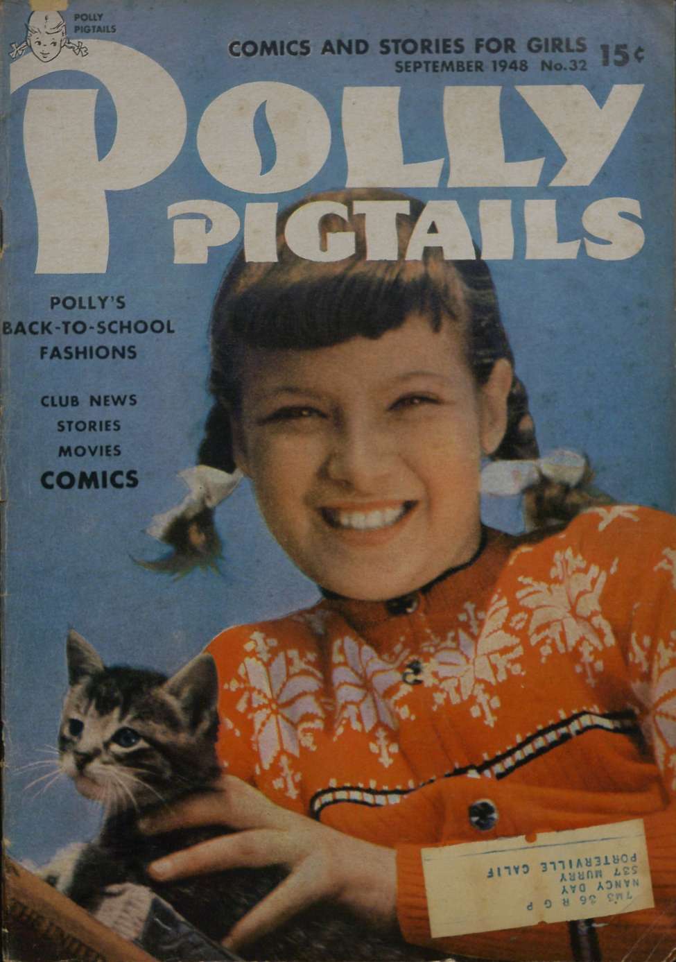 Comic Book Cover For Polly Pigtails 32