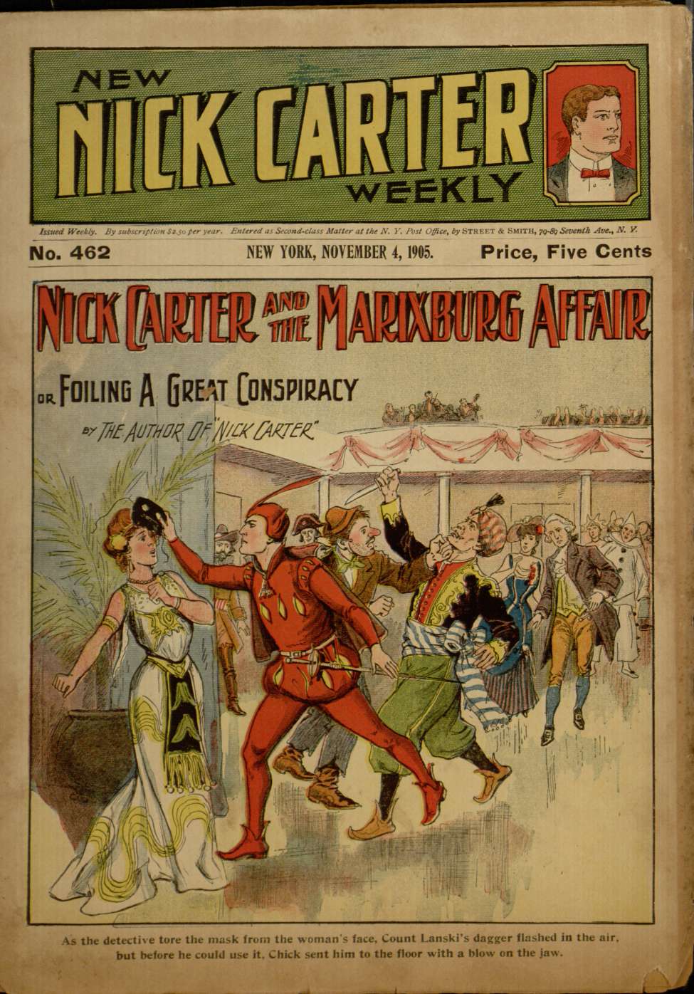 Book Cover For Nick Carter Weekly 462 - Nick Carter and the Marixburg Affair