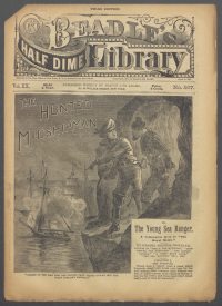 Large Thumbnail For Beadle's Half Dime Library 507 - The Hunted Midshipman