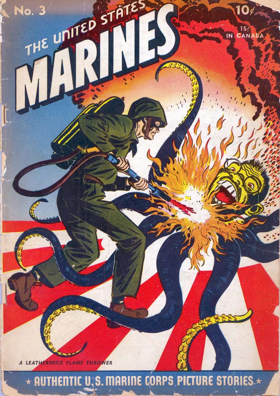 Comic Book Cover For The United States Marines 3 - Version 1