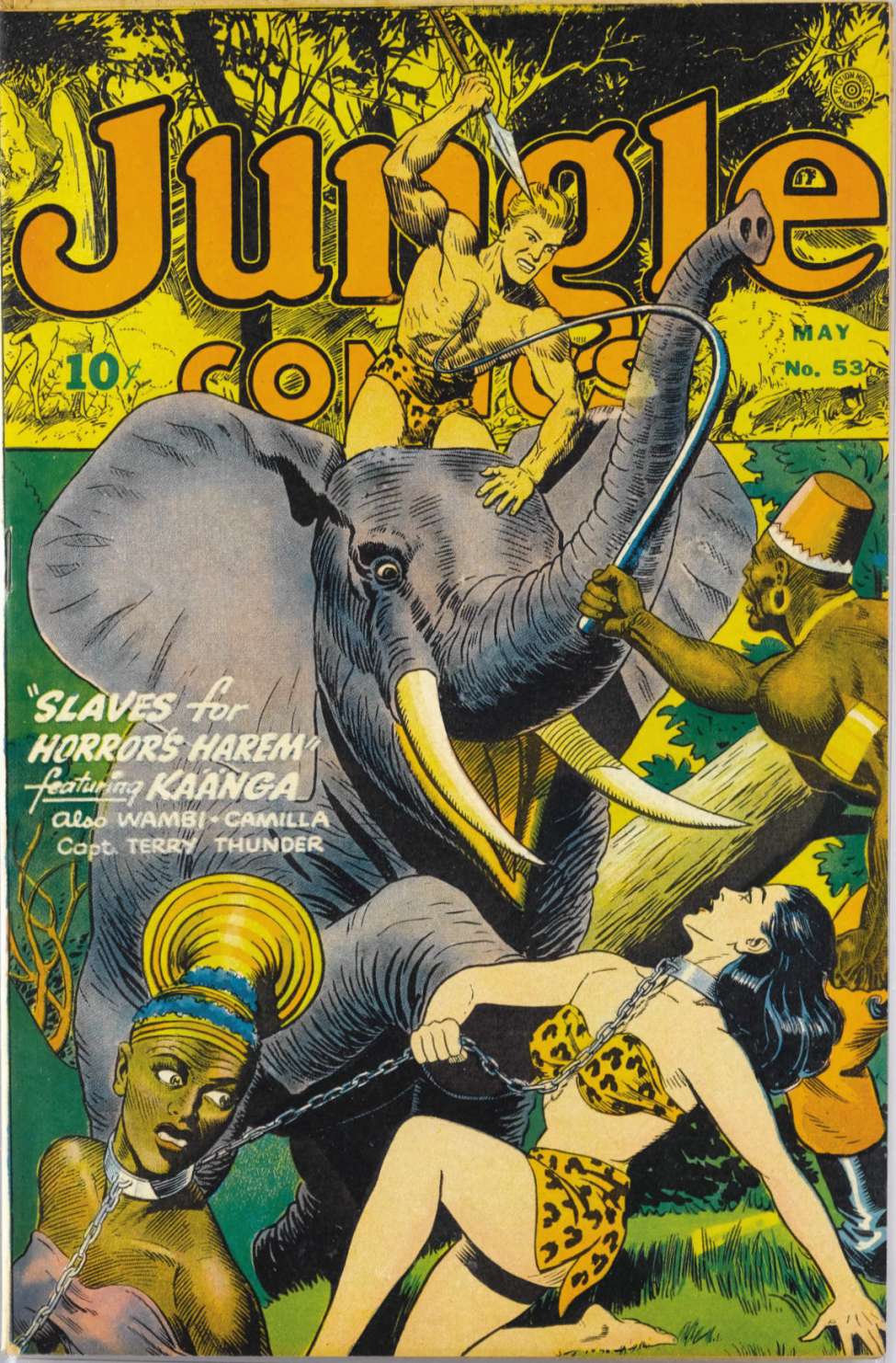 Book Cover For Jungle Comics 53
