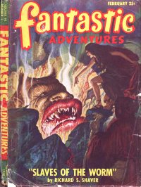 Large Thumbnail For Fantastic Adventures v10 2 - Slaves of the Worm - Richard S. Shaver