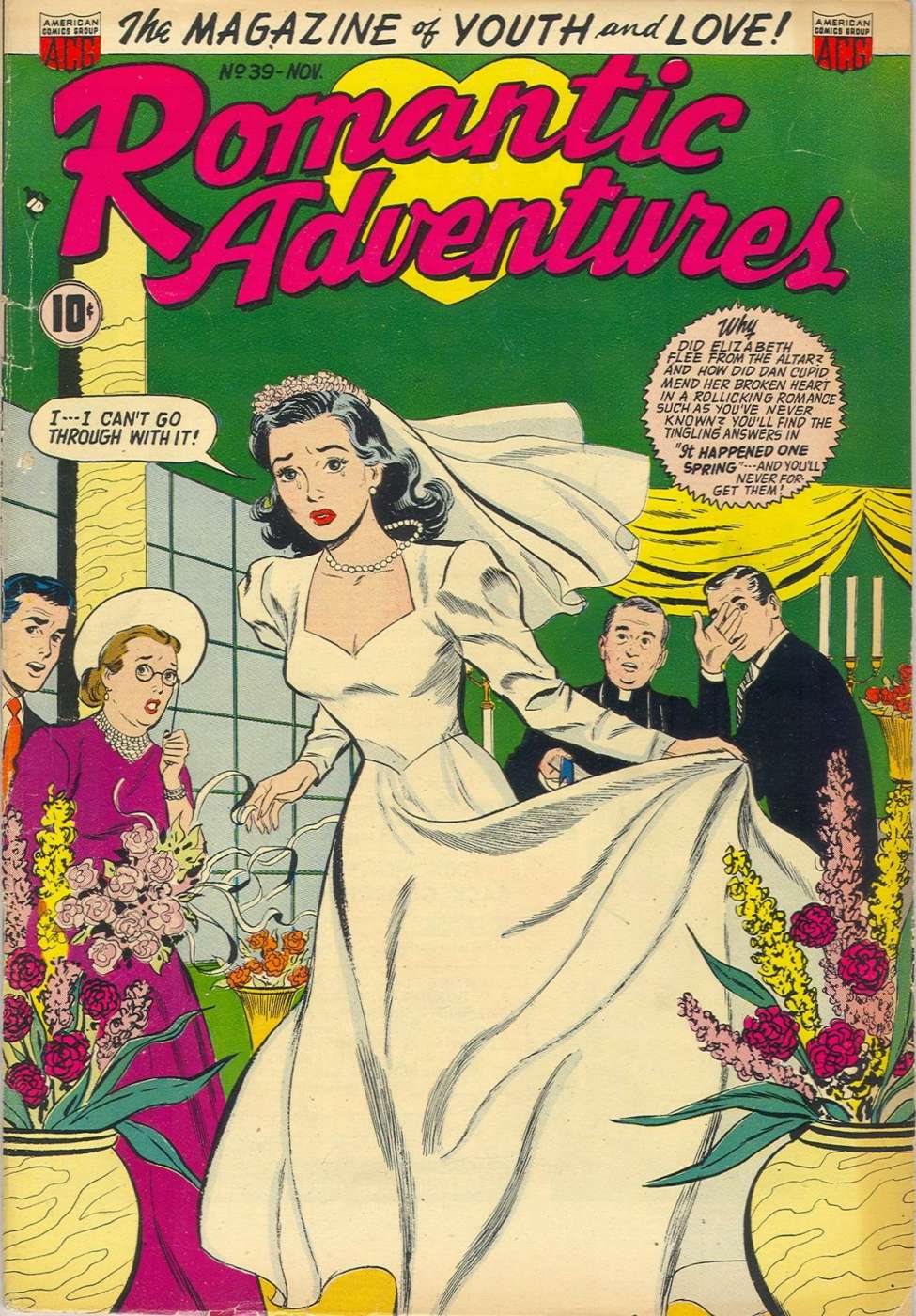 Comic Book Cover For Romantic Adventures 39