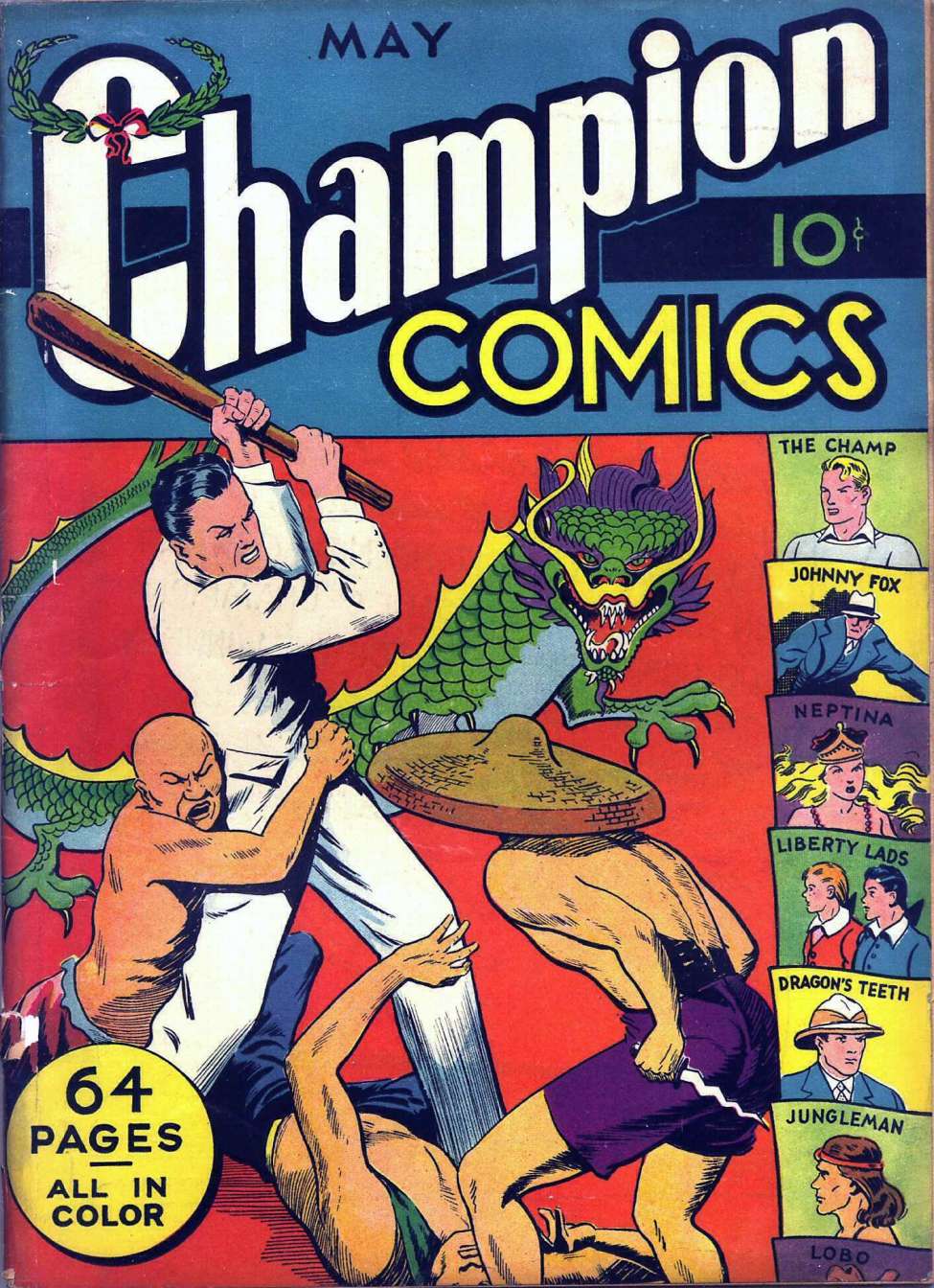 Comic Book Cover For Champion Comics 7 - Version 2