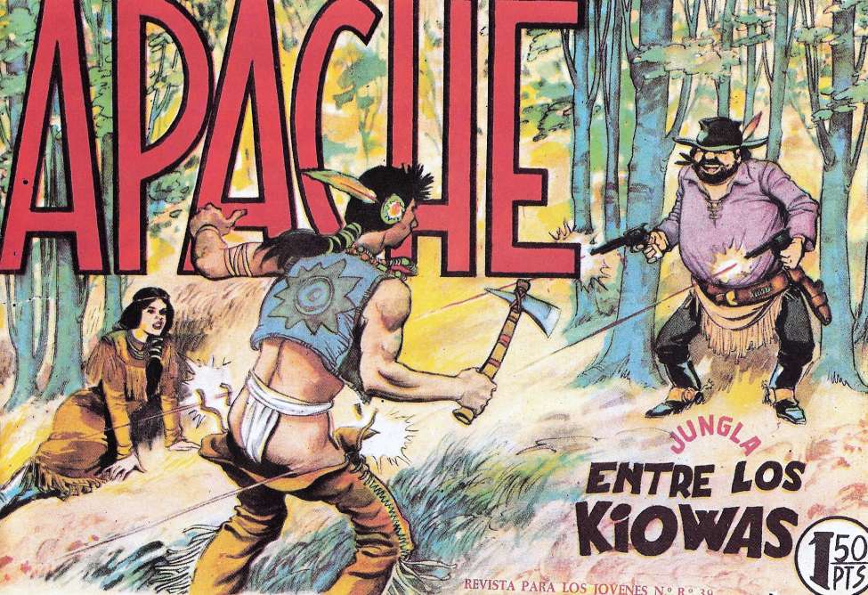 Comic Book Cover For Apache 7 - Entre Los Kiowas