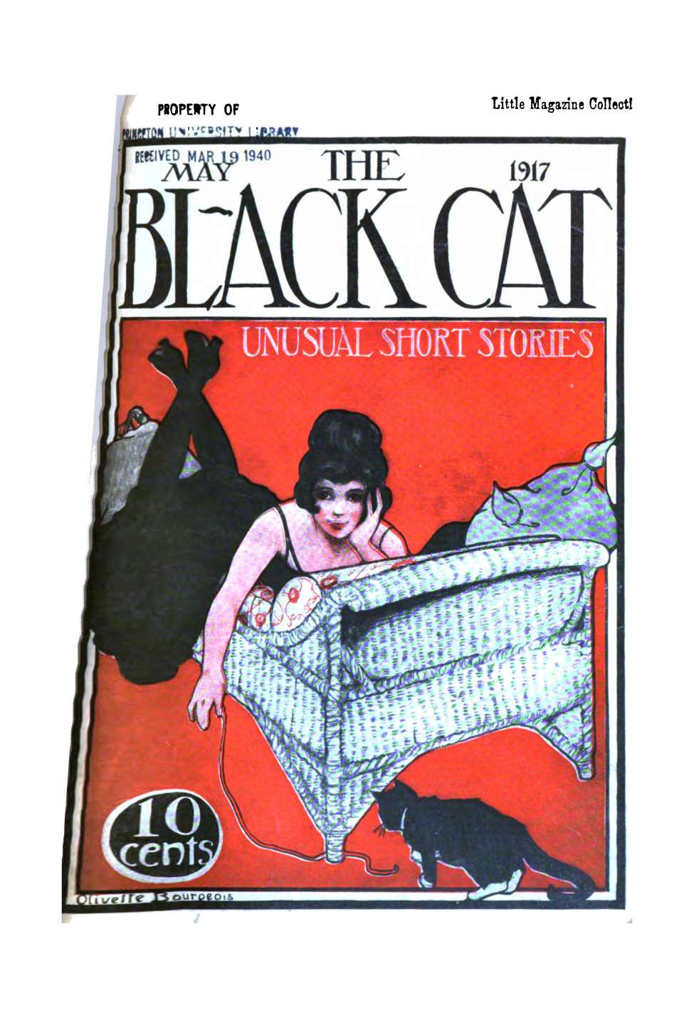 Book Cover For The Black Cat v22 8 - Thanks to the Cape Cod Finn - Charles Boardman Hawes