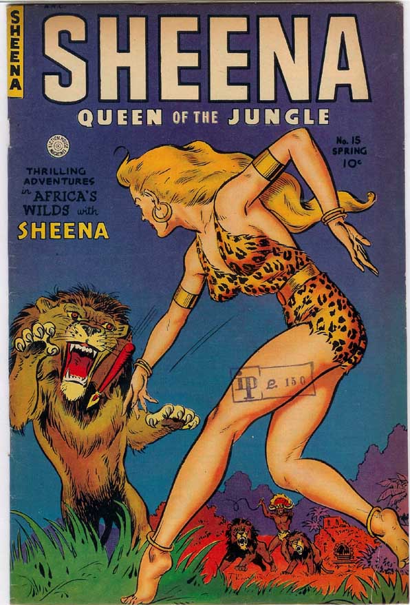 Comic Book Cover For Sheena, Queen of the Jungle 15 - Version 1