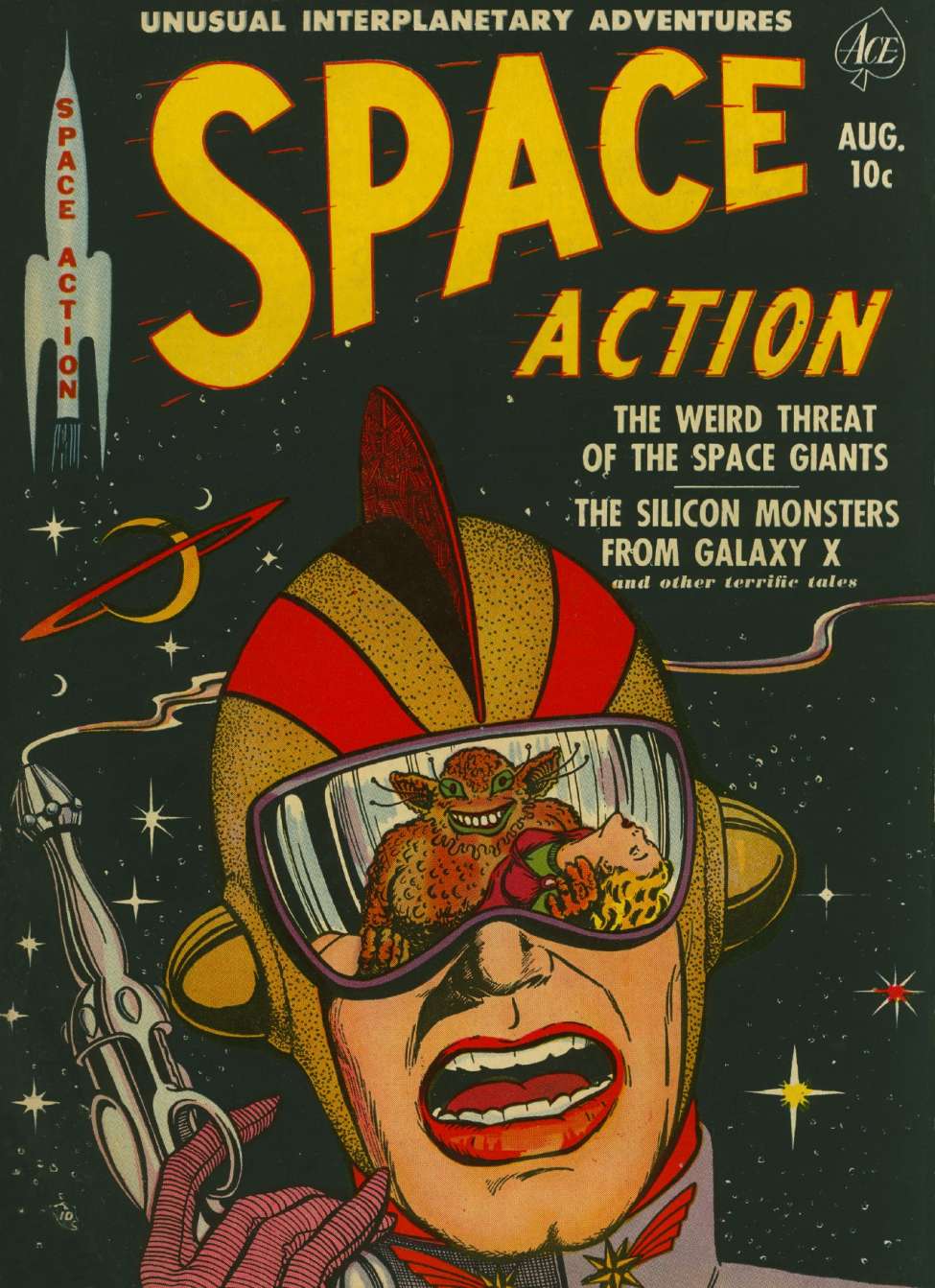 Comic Book Cover For Space Action 2